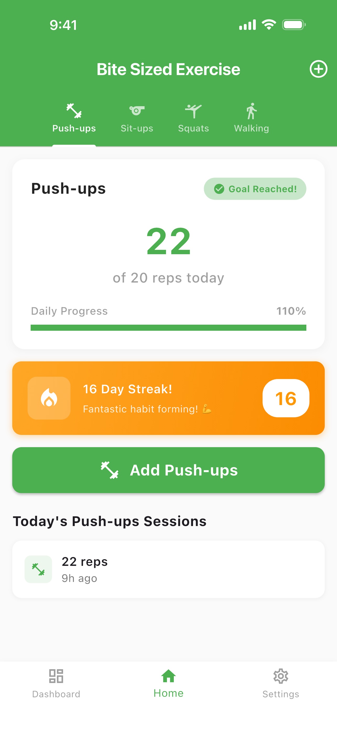 Screenshot 3 of Exercise Tracker - Bite-Sized