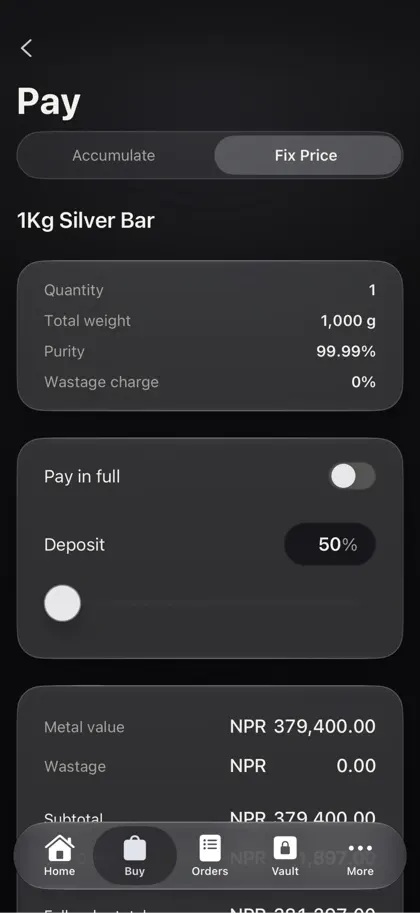 Screenshot 5 di 6 di Himalayan Bullion Company Ltd