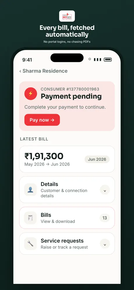 Save My Power Bills‑App screenshot 6