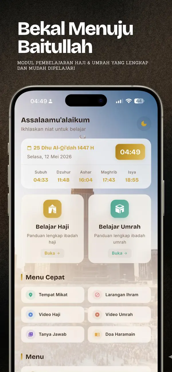 Screenshot #1 pour Bekal Haji & Umrah