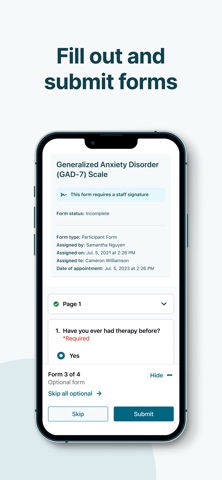 RADIAS Care iPhone screenshot