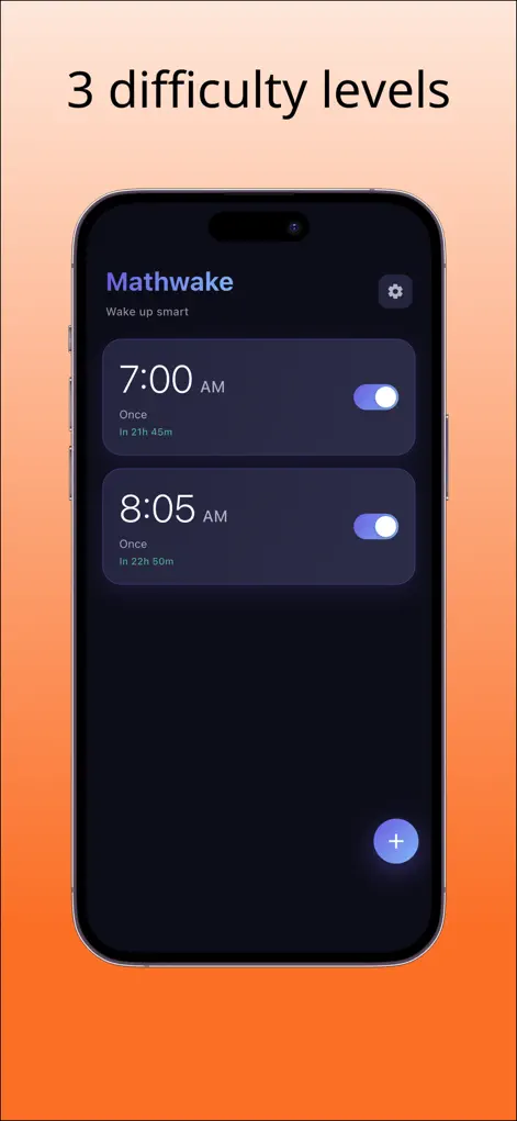 MathWake - Math Alarm Clock - Utilities App | MWM