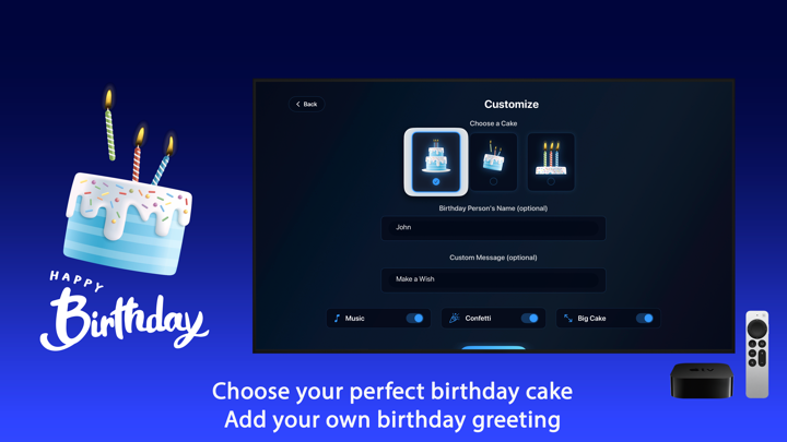Screenshot #2 pour Happy Birthday Cards & Wishes