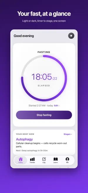 Fastum: Fasting Timer & Stages screenshot 4