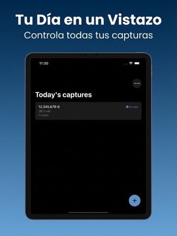 Connect Captador iPad screenshot