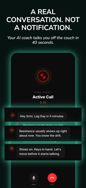 RYNG: Workout Motivation Call screenshot 2