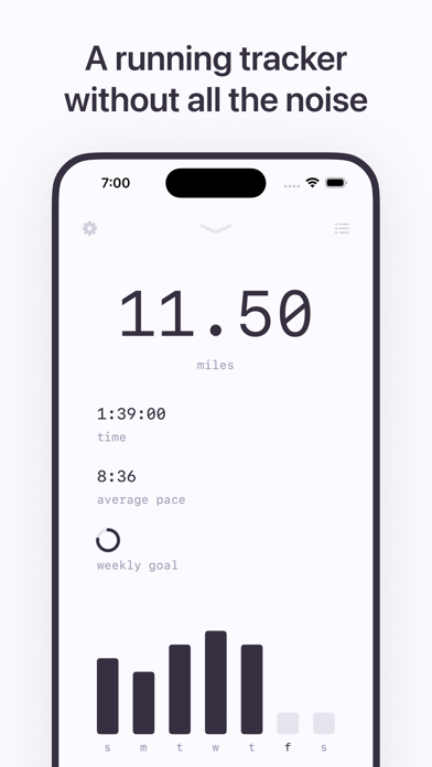 Screenshot #1 pour Miles - Running Tracker