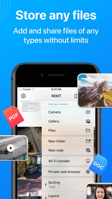 Secret Photo Vault. Hide Files Screenshot