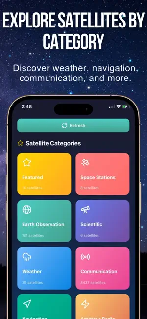 Satellite Tracker - Sky Map screenshot 1