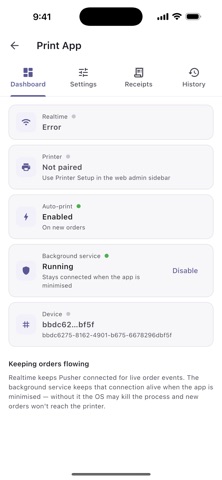 Menuwing screenshot