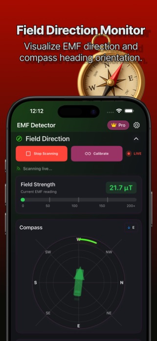 EMFMeter : Radiation Reader Screenshot 4 of 5