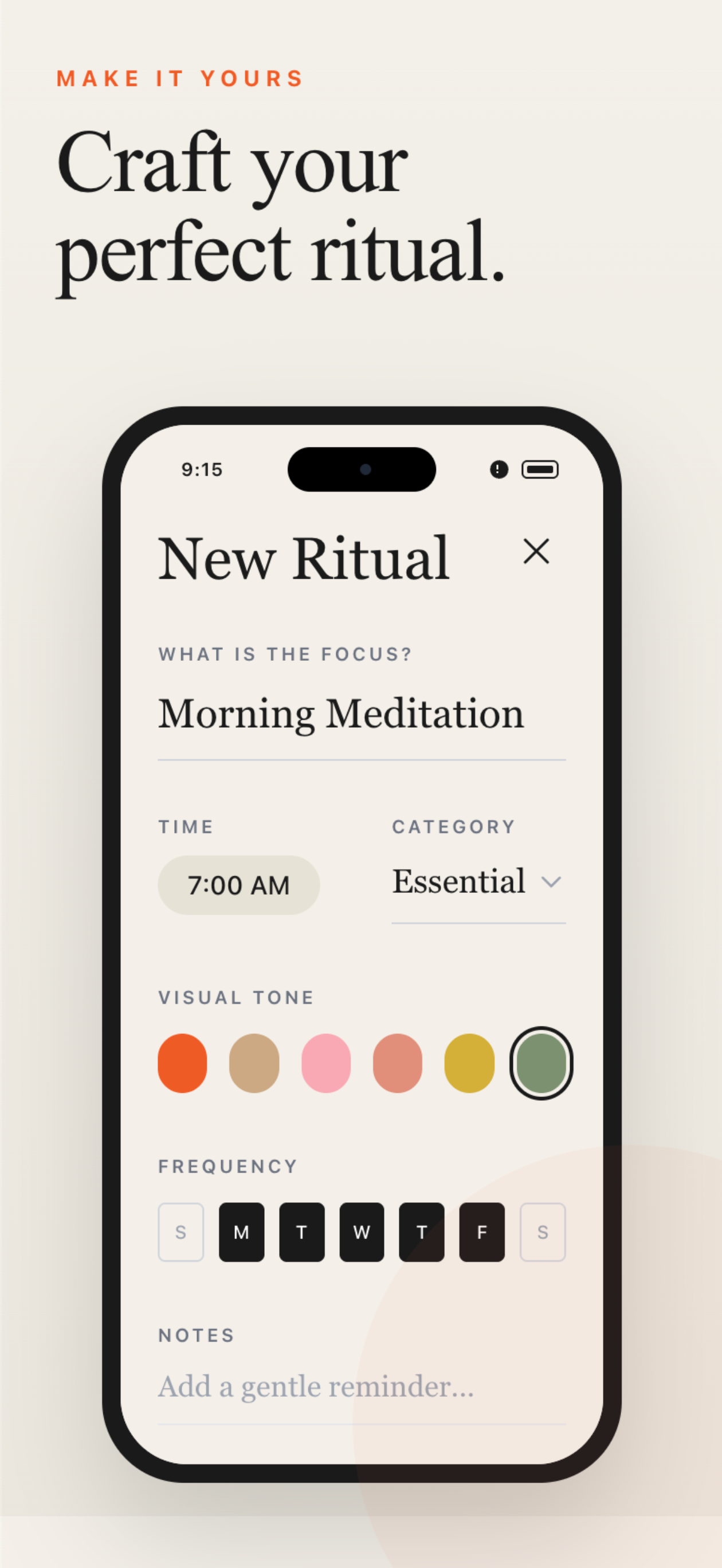 Rituals: Daily Routine Planner