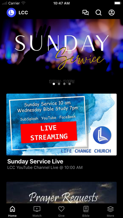 Screenshot 1 of Life Change Church - Texas App