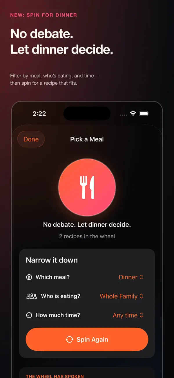 #2. The Meal App (iOS) di: Jimmy Mullins