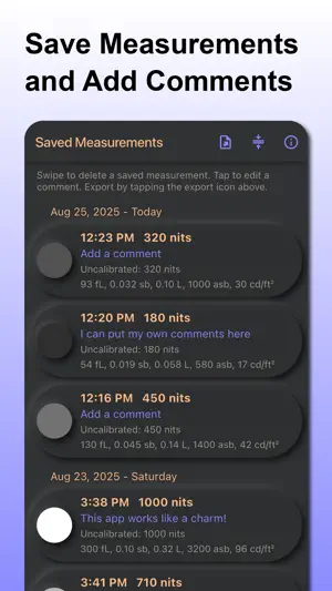 Screen Brightness Nits Meter screenshot 4