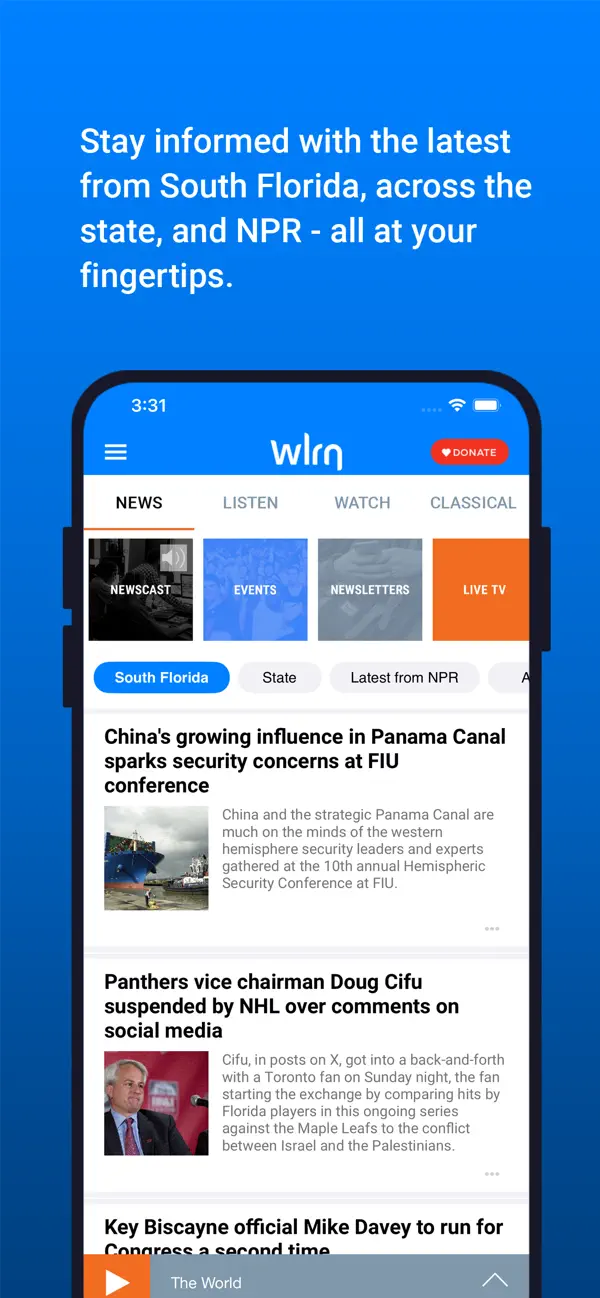 Screenshot #3 pour WLRN Public Media