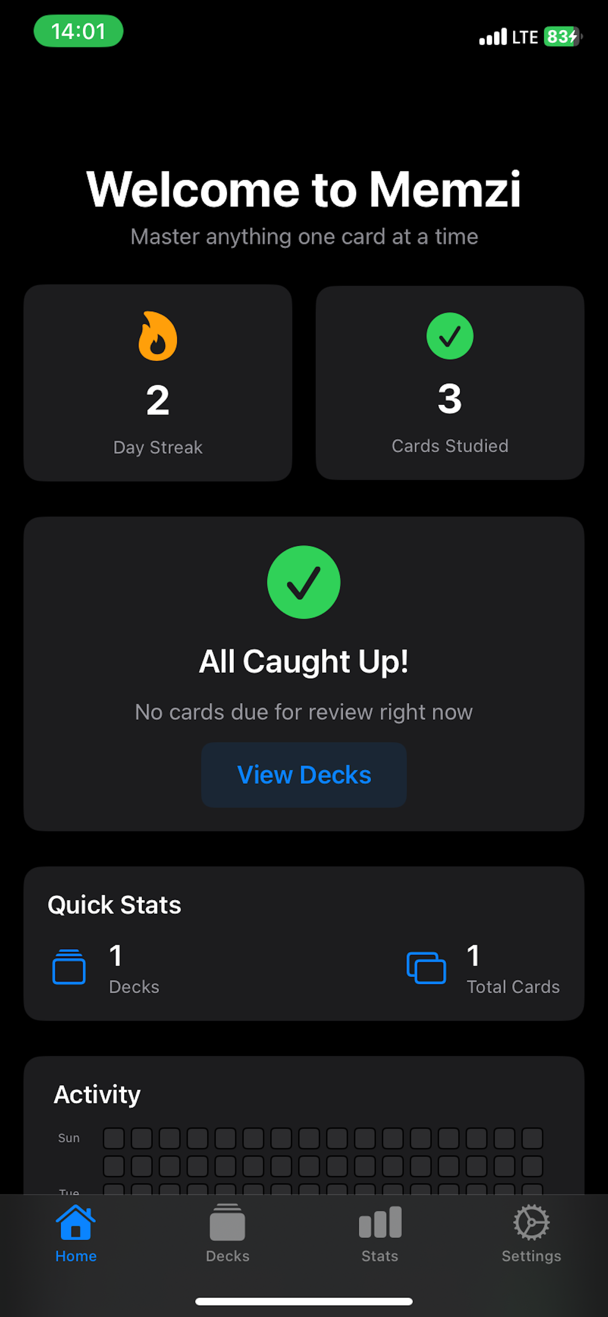 Memzi - Smart Flashcards SRS screenshot 4