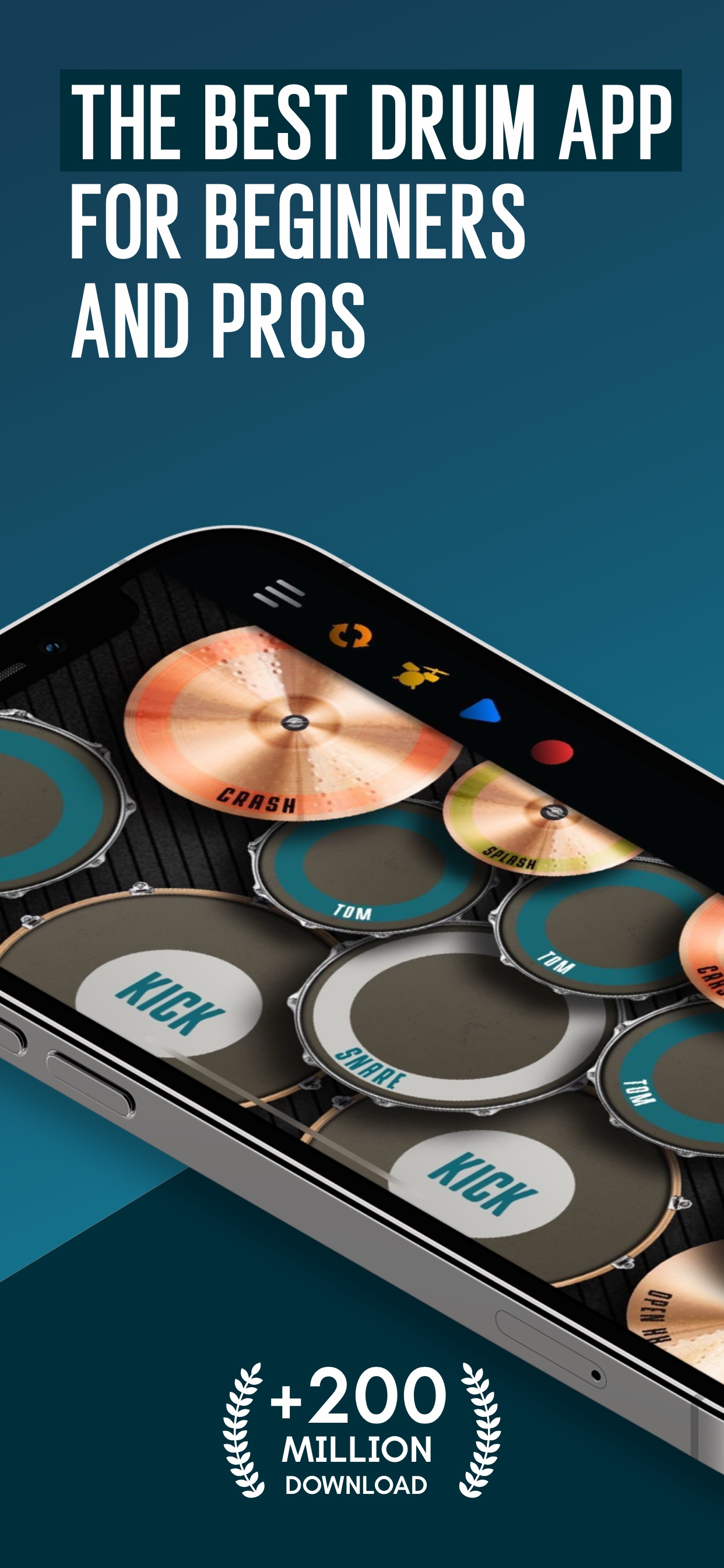 Real Drum: electronic drum set screenshot 1