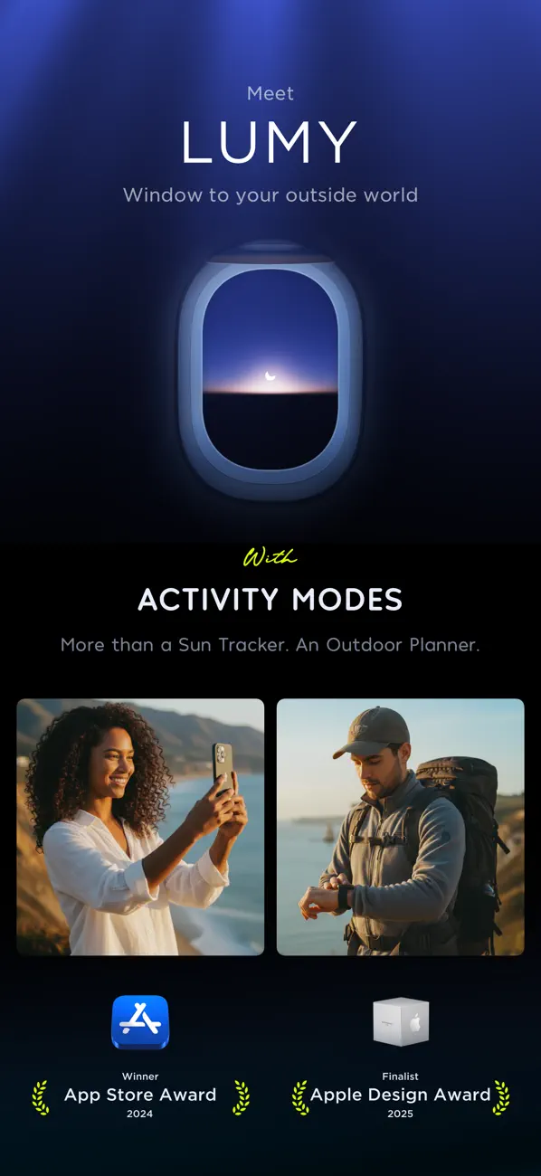 Lumy iOS app screenshot showing feature 1