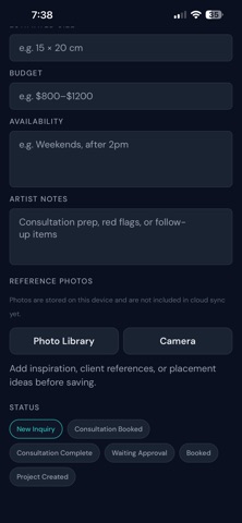 NeedleNote Artist Screenshot 7 of 10