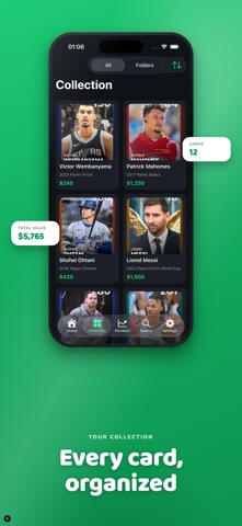 Sports Card Scanner: TCG iPhone screenshot