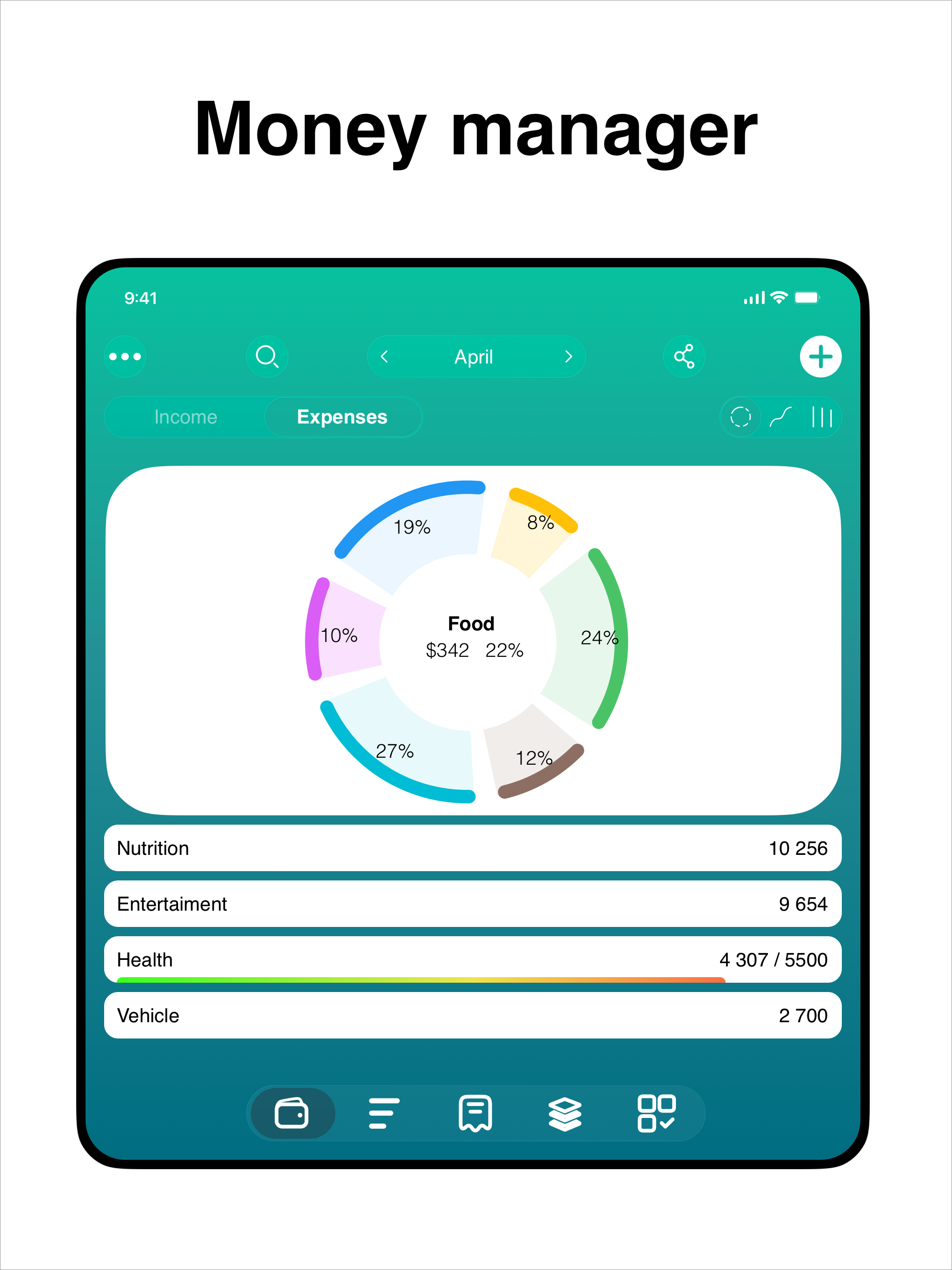 Budget: Money manager app