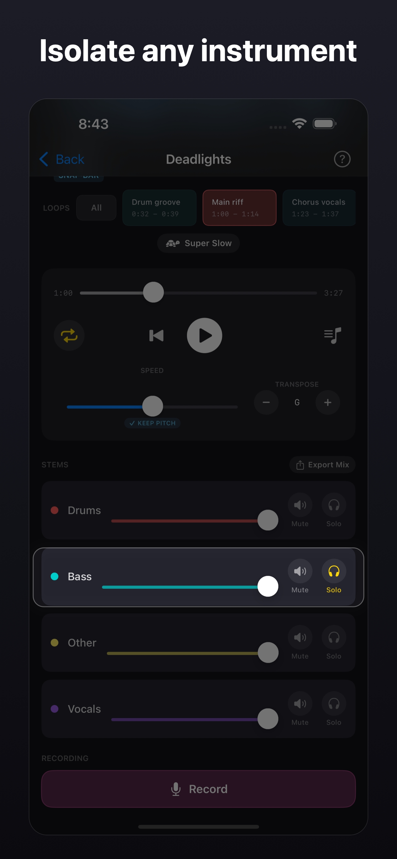 SongStems screenshot 3