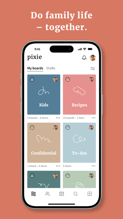 Pixie Family Organizer Screenshot