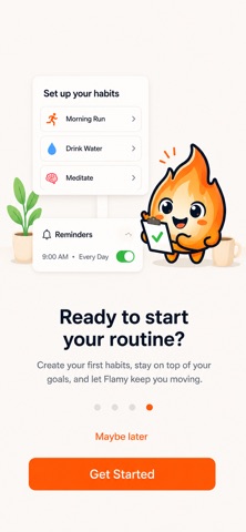 Flamy: Habit Tracker iPhone screenshot