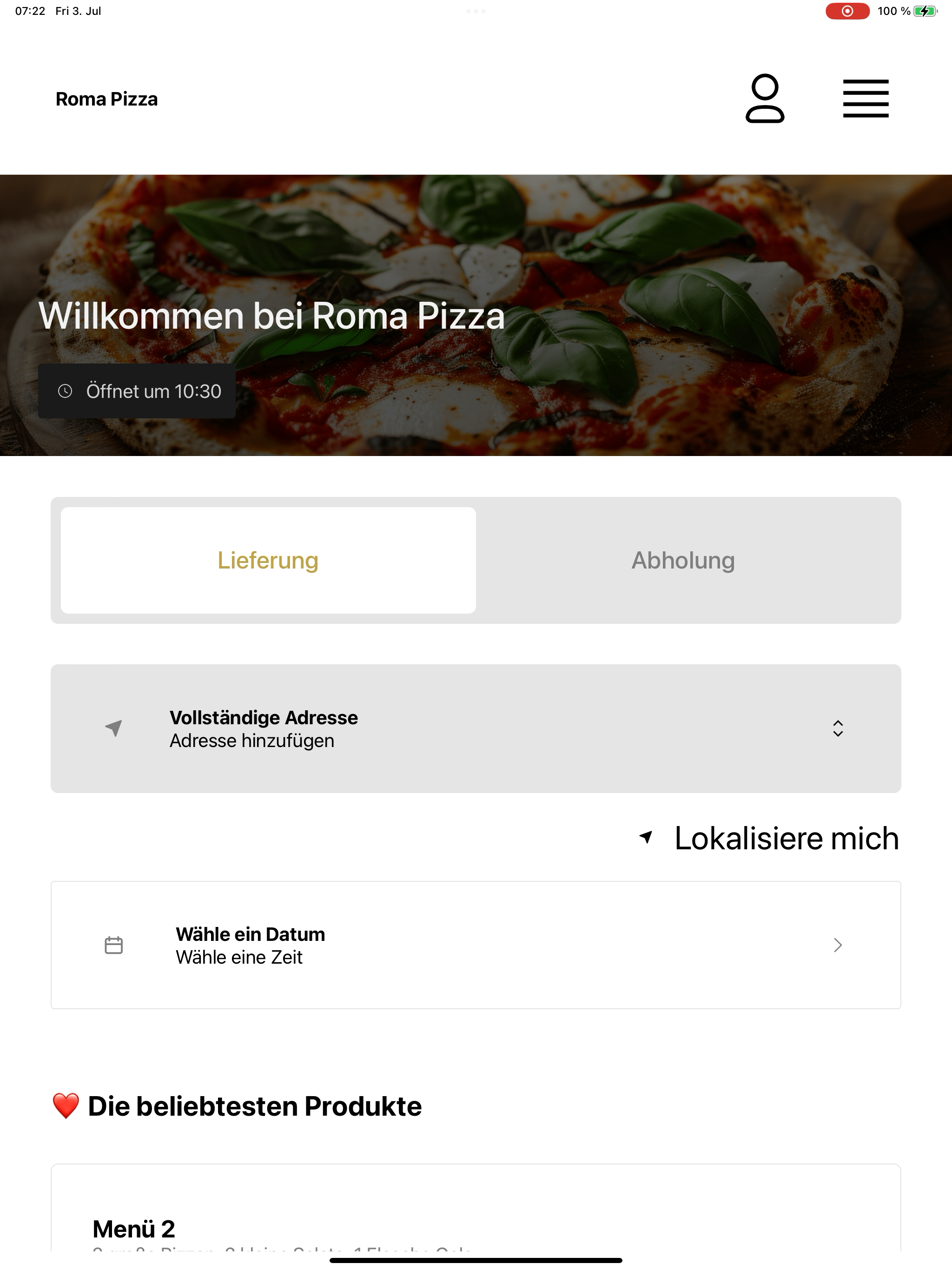 Roma Pizza Stuttgart screenshot 14