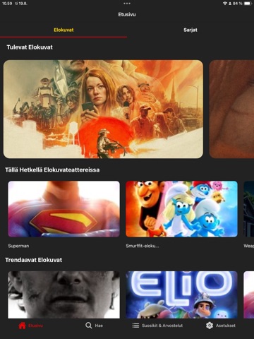 MovieApp+ iPad screenshot