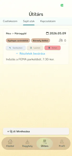 ZarándokÚtitárs screenshot 2