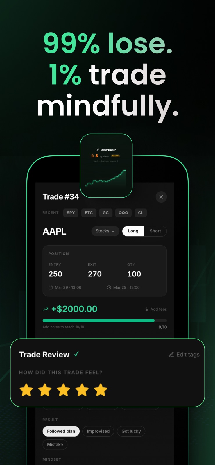 SuperTrader: Trading Journal iphone screenshot 4