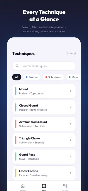 Jiujitsu Flow - 주짓수 플로우 screenshot 2