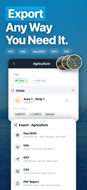 Land Lens: field maps farm GPS screenshot 7 of 9