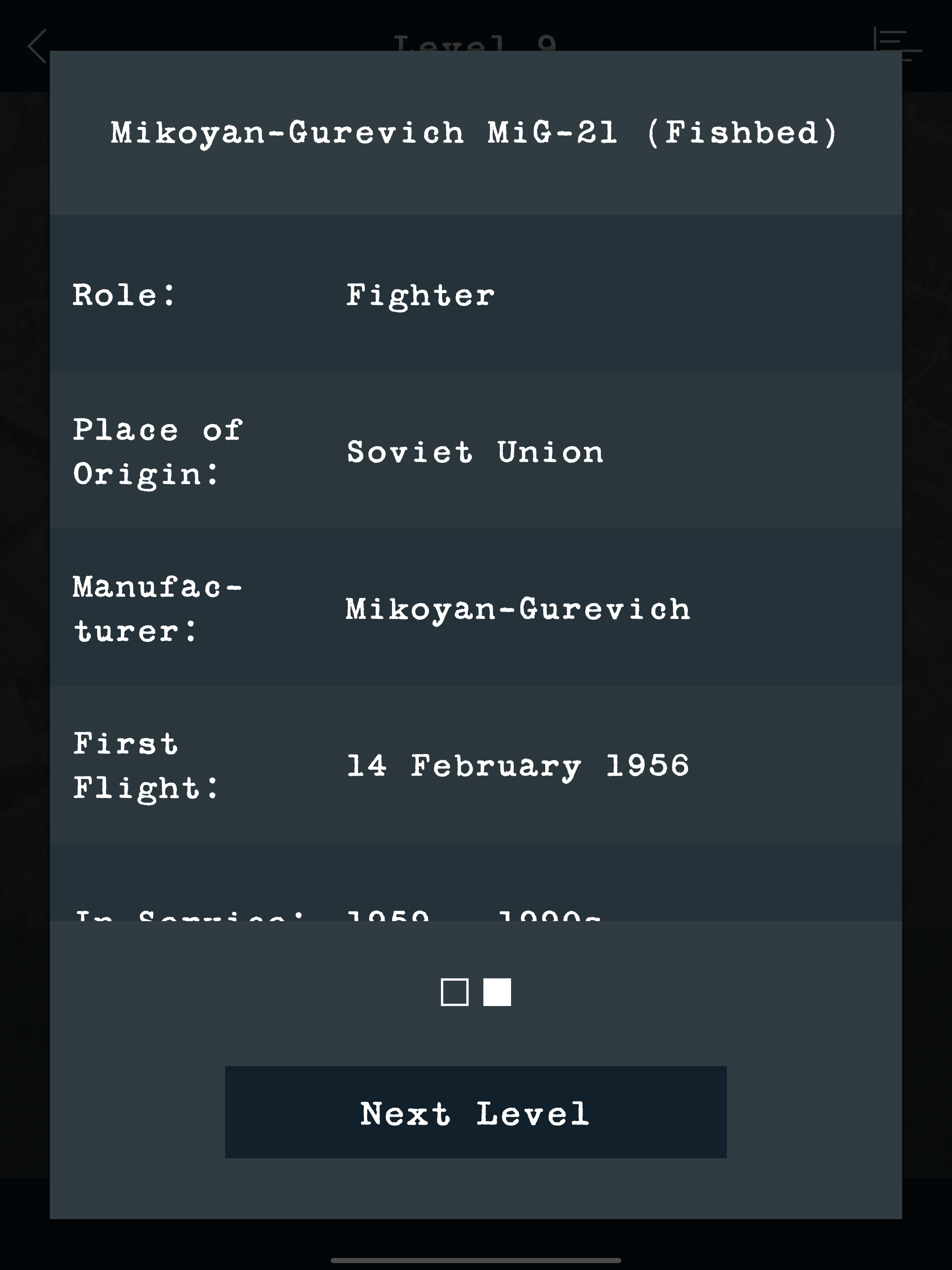 Guess the Cold War Aircraft
