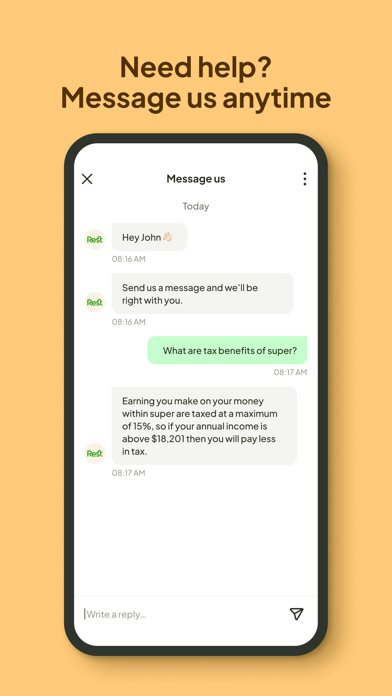 Rest Super iPhone screenshot 7 - Finance app
