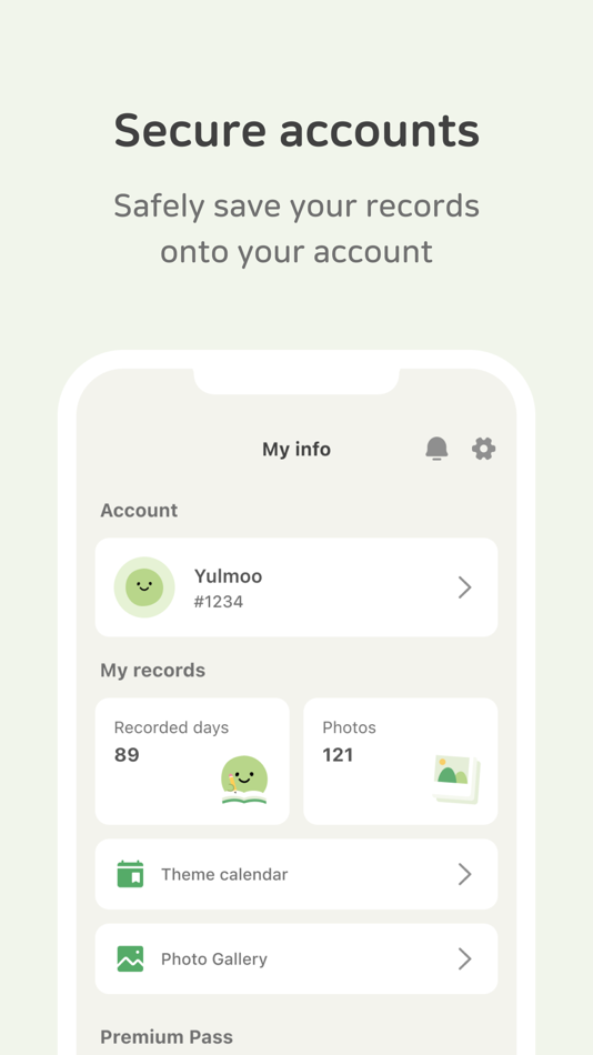 #7. DailyBean - simplest journal (iOS) 게시자: BlueSignum Corp.