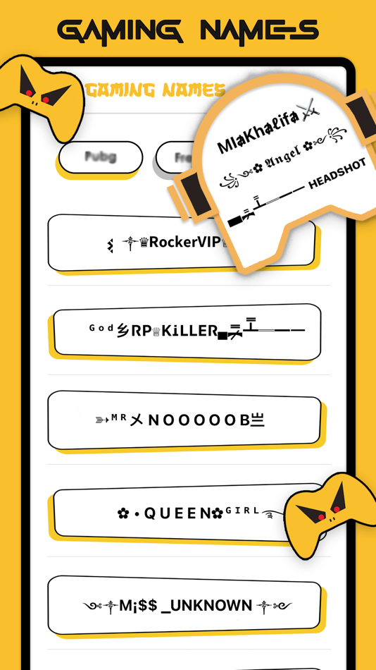 #3. Nickname Maker For Games (iOS) Podle: Raja Muhammad Arslan Zafar