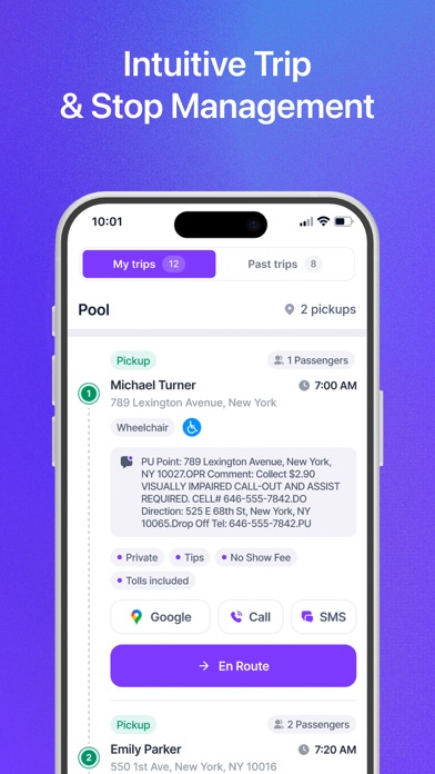 TripLink Driver iPhone screenshot 3 - Business app