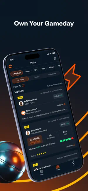 Covers: Scores, Picks and Odds screenshot 2