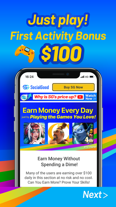 SocialGood:Crypto Rewards Screenshot 4 - AppWisp.com SocialGood:Crypto Rewards Screenshot 4 - AppWisp.com
