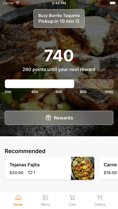 Buzy Burrito Taqueria Screenshot