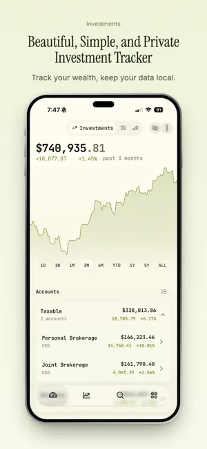 Wealthfolio: Private Finance screenshot 1