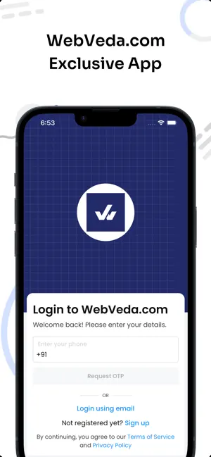 WebVeda Learner App screenshot 1
