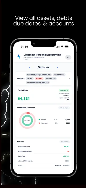 Lightning Personal Accounting screenshot 5 of 7