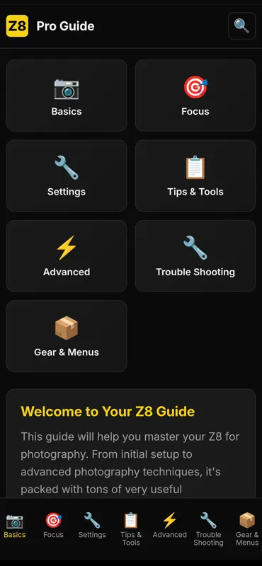 Unofficial Z8 Pro Guide screenshot 1 of 4