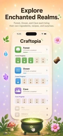 Craftopia: Magic Combine Items iPhone screenshot