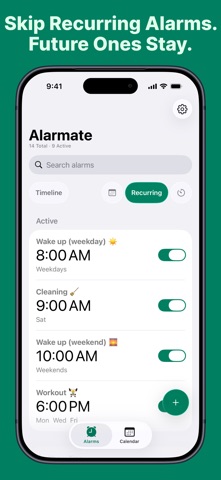 Alarmate: Date Alarm Clock Screenshot 8 of 10