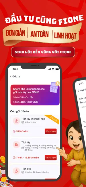 FIONE: Tích luỹ & Đầu tư screenshot 3
